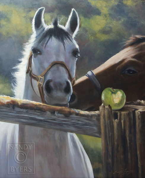 Painters Sandy Byers and Cary Jurriaans are featured in April’s Virtual Gallery